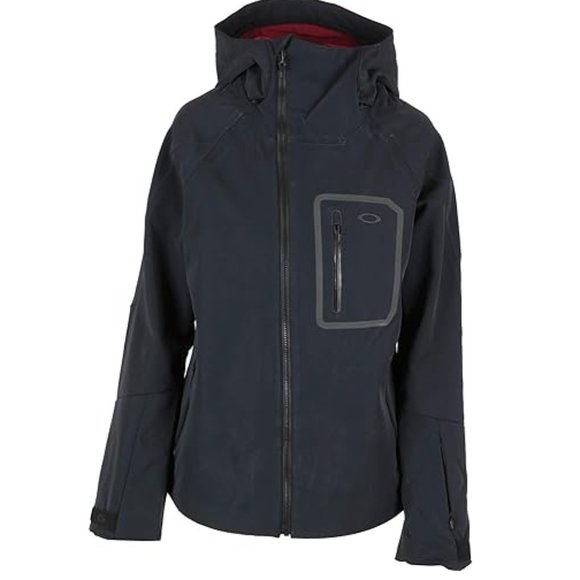 Oakley Jackets & Blazers - Oakley Soft Shell Jacket 10k Performance Fit Black Merlot Lined SZ Medium NWT